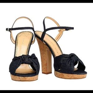 Like-New Charlotte Olympia Heeled Sandals Size 7.5